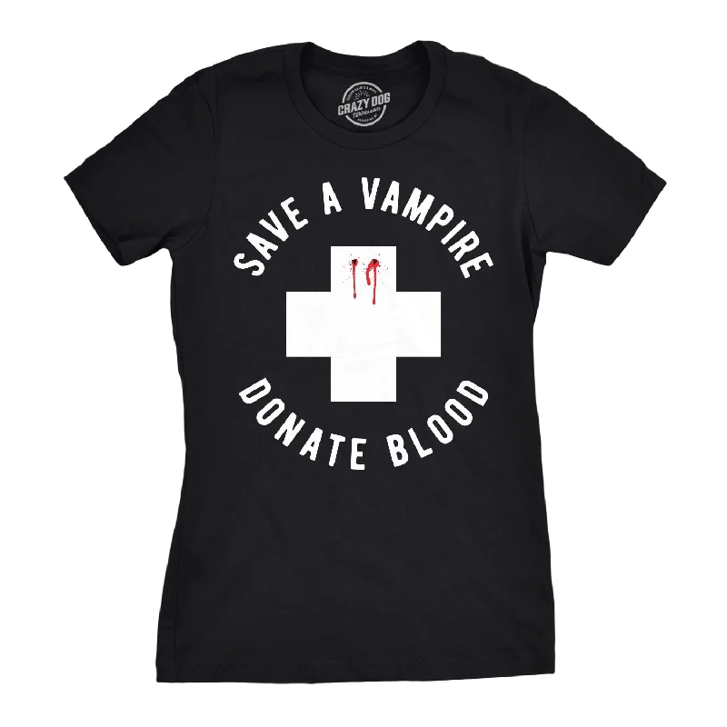 Sleeveless Women T Shirt for Summer ComfortSleeveless Women T Shirt for Summer ComfortSave A Vampire Donate Blood Women's T Shirt