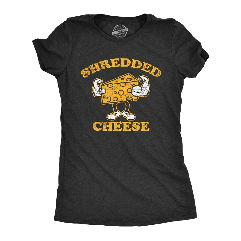 V - Neck Women T Shirt to Enhance the NecklineShredded Cheese Women's T Shirt