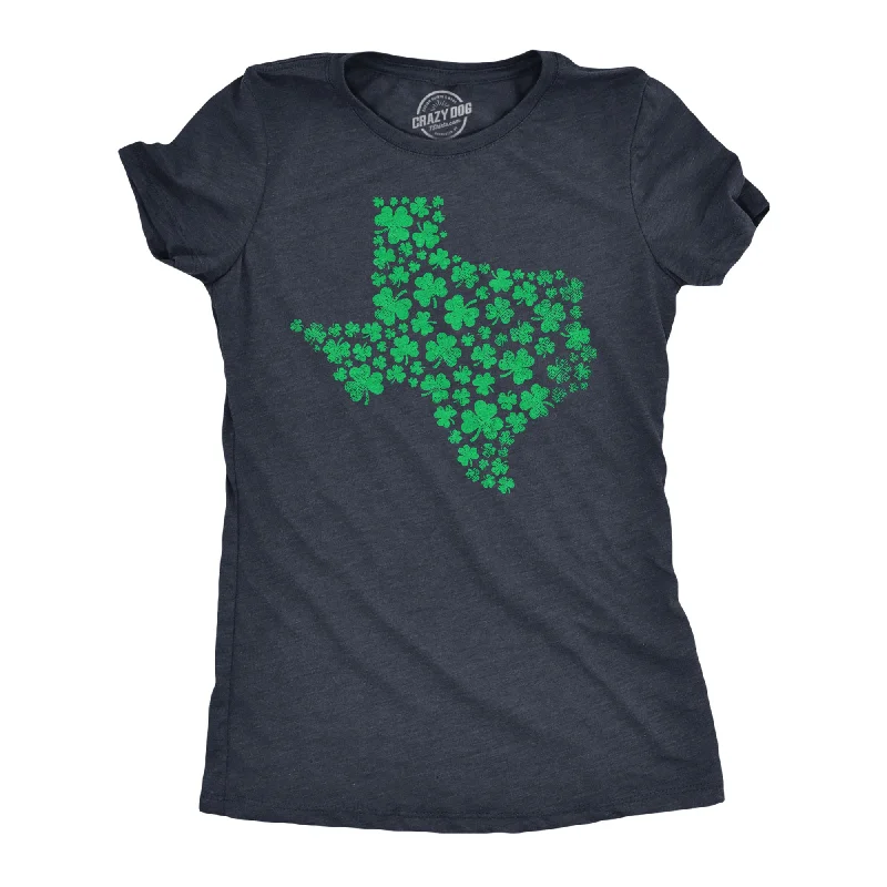 Crew Neck Women T Shirt with a Timeless DesignCrew Neck Women T Shirt with a Timeless DesignTexas State Clover Women's T Shirt