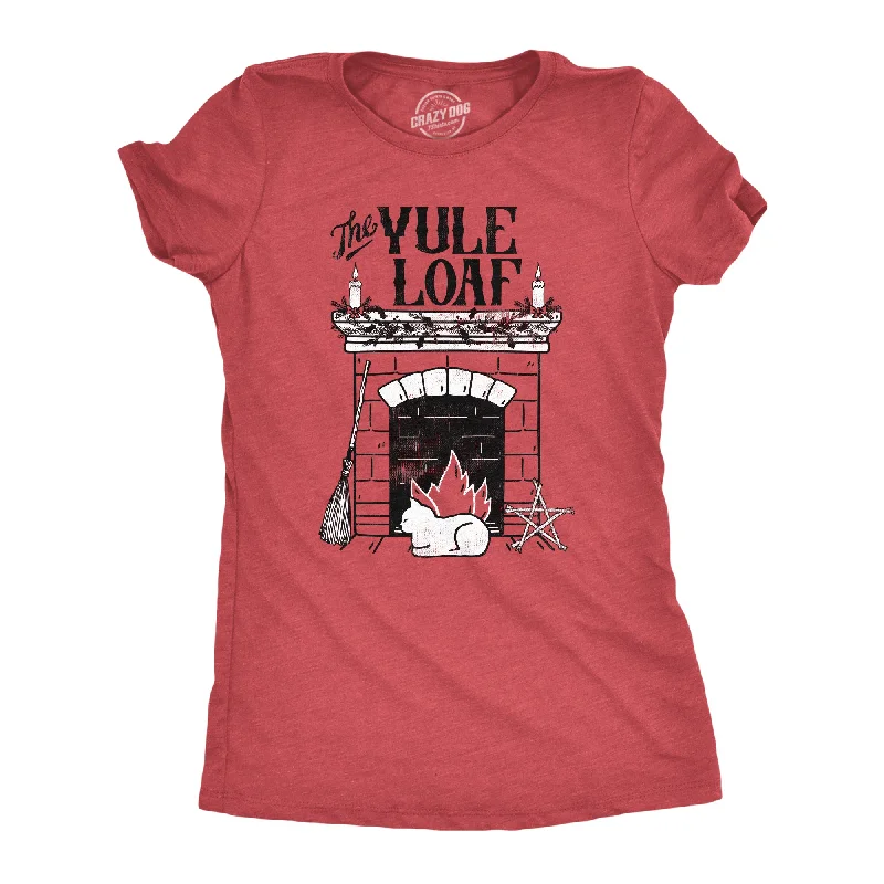 V - Neck Women T Shirt to Enhance the NecklineThe Yule Loaf Women's T Shirt