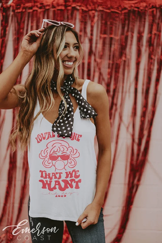V - Neck Women T Shirt to Enhance the NecklineV - Neck Women T Shirt to Enhance the NecklineTri Delta Grease Bid Day Tank