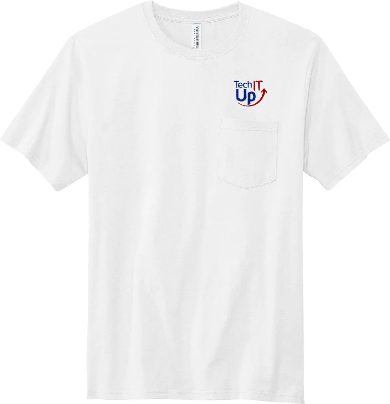 Ringer T Shirt Women with Retro - Inspired StripesRinger T Shirt Women with Retro - Inspired StripesVolunteer Knitwear All-American Pocket Tee
