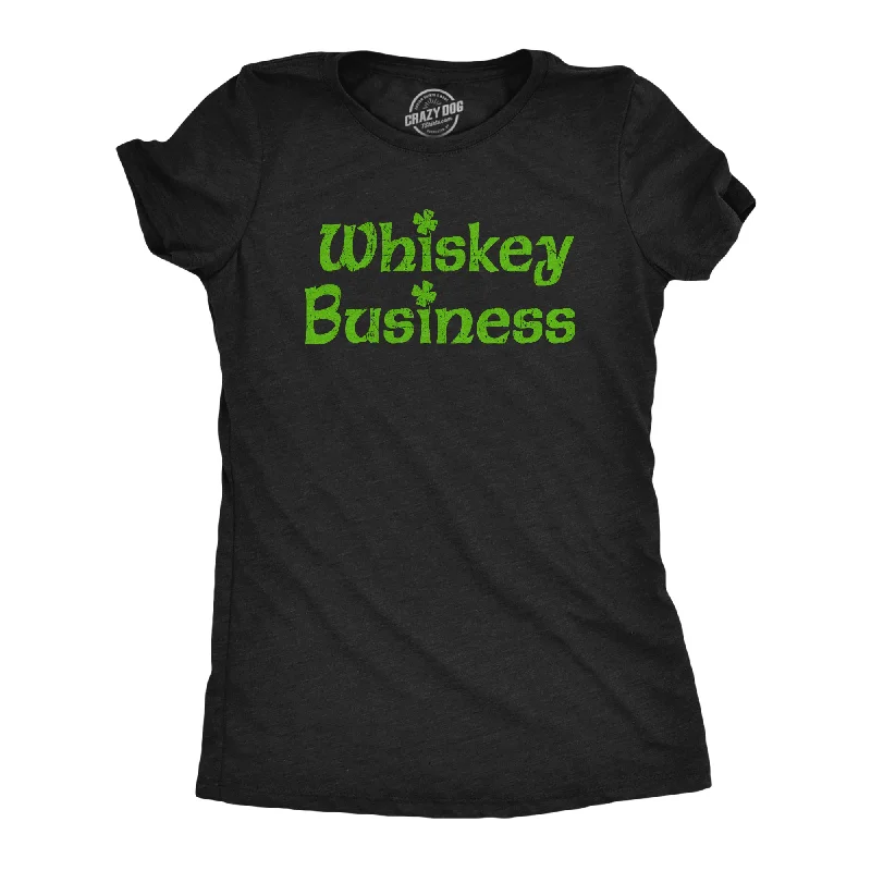 Ringer T Shirt Women with Retro - Inspired StripesWhiskey Business Women's T Shirt