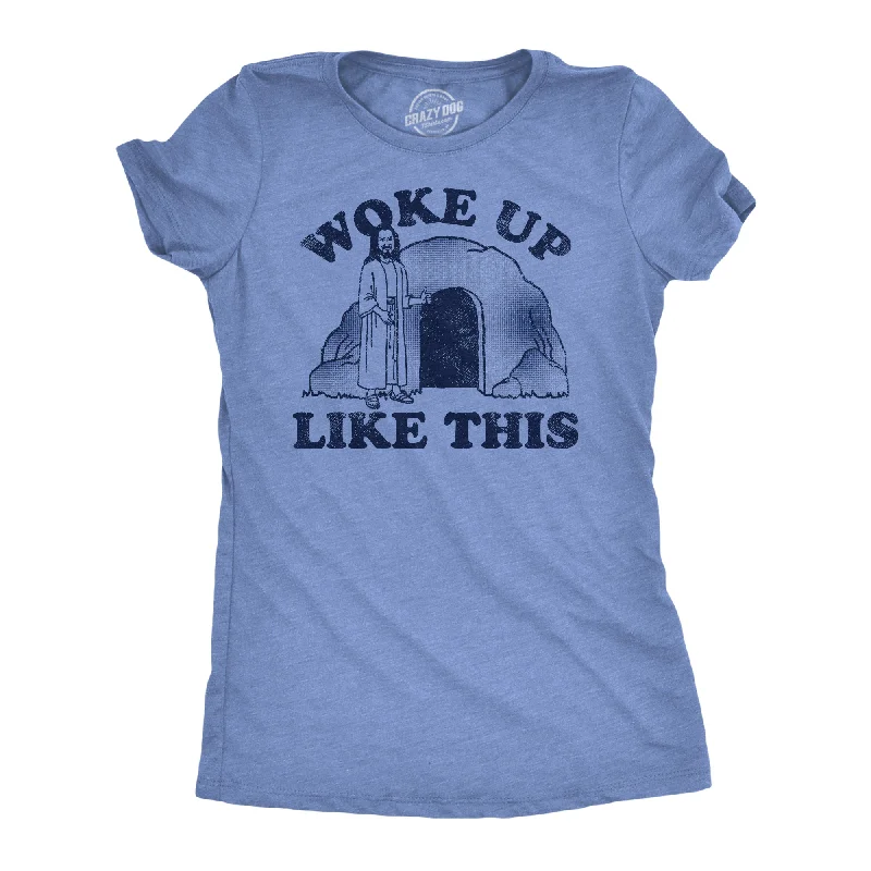 Sequined Women T Shirt for a Sparkly Night OutSequined Women T Shirt for a Sparkly Night OutWoke Up Like This Jesus Women's T Shirt