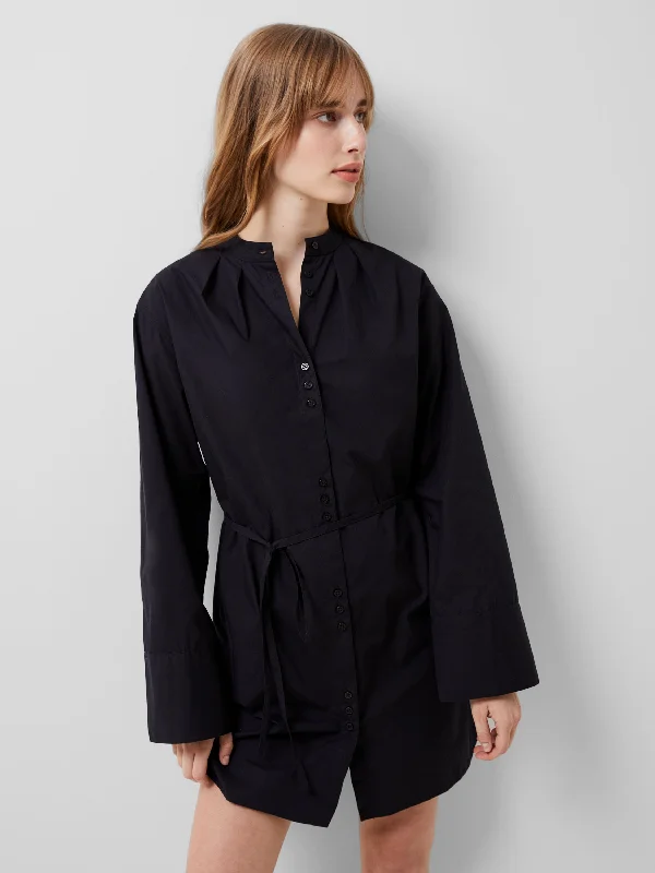 Printed Abstract Women Dress for a Modern and Artistic AppealPrinted Abstract Women Dress for a Modern and Artistic AppealAlissa Cotton Wide Sleeve Shirt Dress