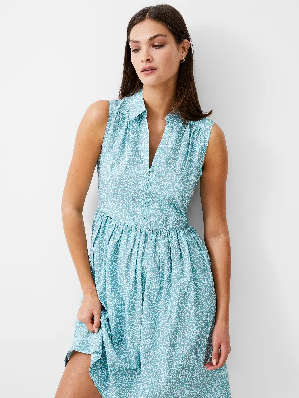 Mermaid - Style Women Dress with a Fitted Silhouette for Special OccasionsMermaid - Style Women Dress with a Fitted Silhouette for Special OccasionsBreya Sleeveless Smock Dress