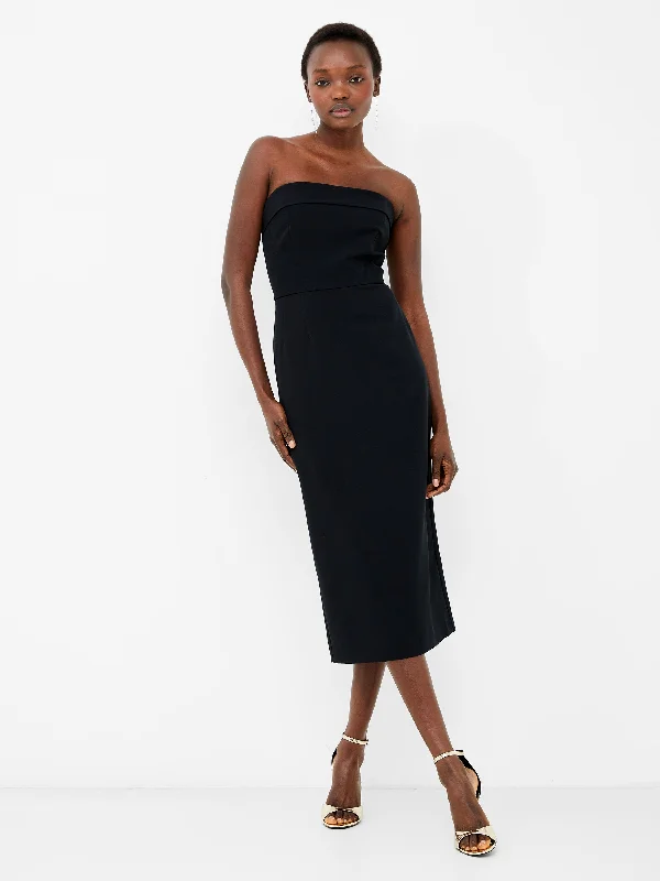 Off - the - Shoulder Women Dress for a Romantic and Feminine LookOff - the - Shoulder Women Dress for a Romantic and Feminine LookEcho Crepe Strapless Midi Dress