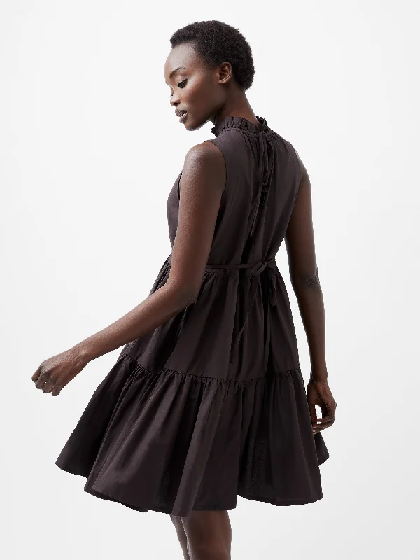 Lace - Embellished Women Dress for an Elegant and Sophisticated AppearanceLace - Embellished Women Dress for an Elegant and Sophisticated AppearanceEra Poplin Sleeveless Mini Dress