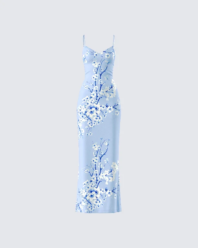 Little Black Women Dress with Sequins for a Glamorous Night OutLittle Black Women Dress with Sequins for a Glamorous Night OutAzura Blue Floral Bodycon Maxi