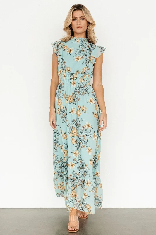 Little Black Women Dress with Sequins for a Glamorous Night OutLittle Black Women Dress with Sequins for a Glamorous Night OutKearny Ruffle Maxi Dress | Mint Floral