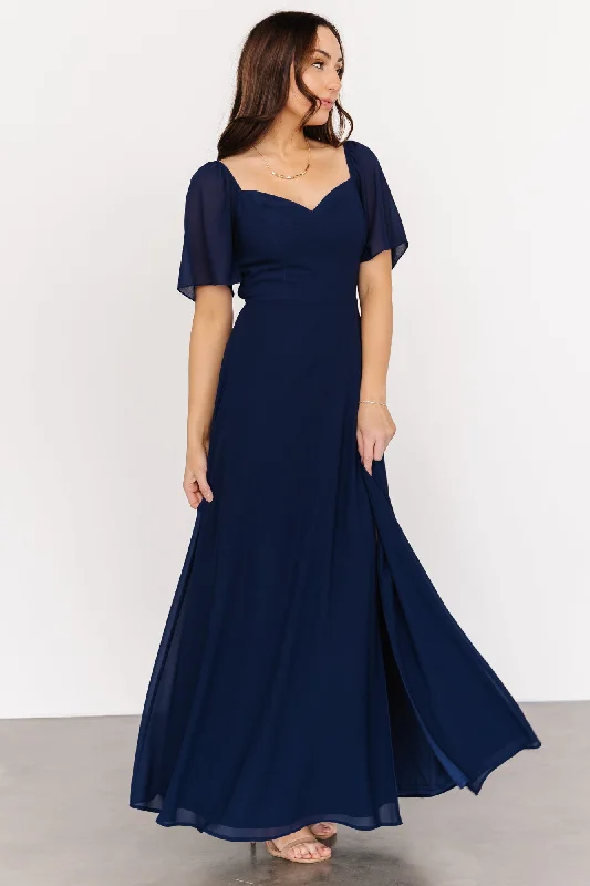 Ball Gown Women Dress with a Full Skirt for a Princess - like LookSierra Sweetheart Maxi Dress | Navy