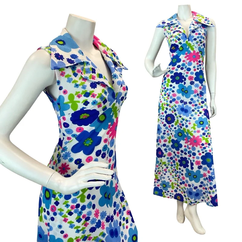Empire Waist Women Dress to Accentuate the Bust and Conceal the Waist Empire Waist Women Dress to Accentuate the Bust and Conceal the Waist VTG 70S POP ART PSYCHEDELIC FLORAL DAGGER COLLAR MAXI DRESS PINK BLUE GREEN 10 Empire Waist Women Dress to Accentuate the Bust and Conceal the Waist Empire Waist Women Dress to Accentuate the Bust and Conceal the Waist VTG 70S POP ART PSYCHEDELIC FLORAL DAGGER COLLAR MAXI DRESS PINK BLUE GREEN 10