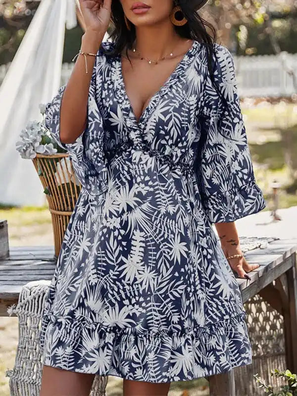 Sheath Women Dress with a Tailored Fit for a Professional Look Sheath Women Dress with a Tailored Fit for a Professional Look Women’s Floral Print Ruffle Trim Mini Dress