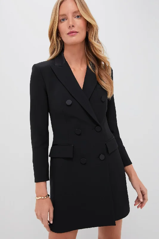 Wrap - Style Women Dress with Adjustable Fit for All Body TypesWrap - Style Women Dress with Adjustable Fit for All Body TypesBlack Elianna Dress
