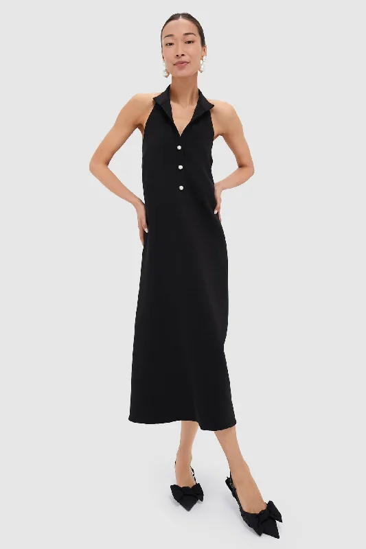 Plus Size Women Dress with a Flattering A - Line Cut for Comfort and StylePlus Size Women Dress with a Flattering A - Line Cut for Comfort and StyleBlack Jagger Dress