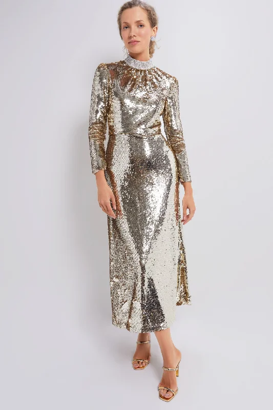 Sheath Women Dress with a Tailored Fit for a Professional LookSheath Women Dress with a Tailored Fit for a Professional LookChampagne Jena Dress