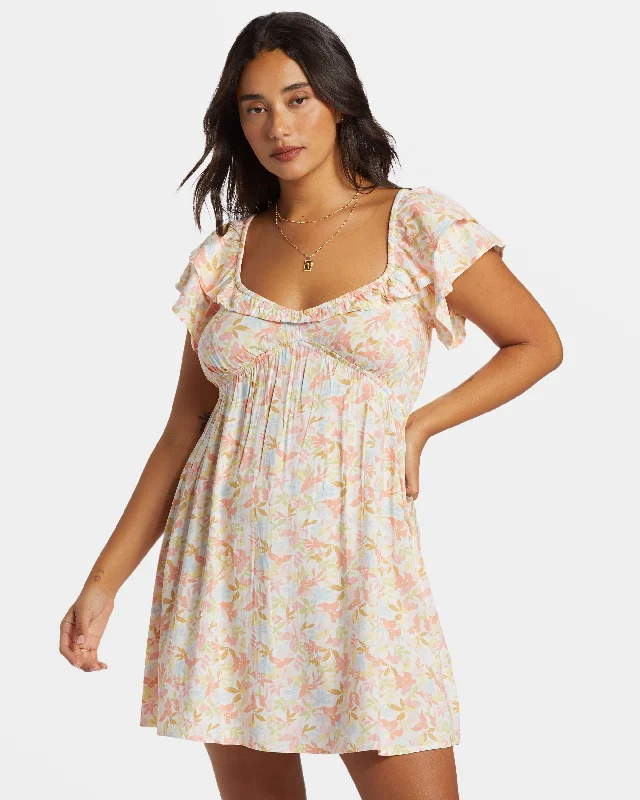 Halter Neck Women Dress to Show Off the Shoulders and NecklineHalter Neck Women Dress to Show Off the Shoulders and NecklineEnchant Me Mini Dress - Salt Crystal