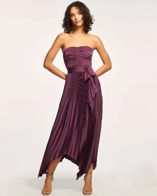 Wrap - Style Women Dress with Adjustable Fit for All Body TypesWrap - Style Women Dress with Adjustable Fit for All Body TypesFernanda Strapless Midi Dress