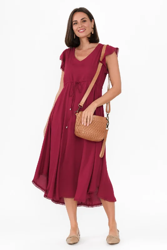 Wrap - Style Women Dress with Adjustable Fit for All Body TypesLibby Berry Midi Dress