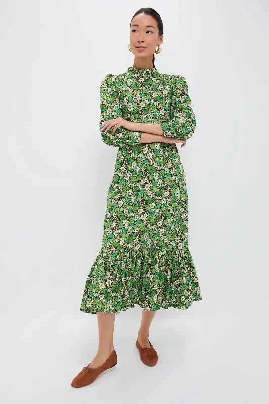Off - the - Shoulder Women Dress for a Romantic and Feminine LookOff - the - Shoulder Women Dress for a Romantic and Feminine LookLime Ditsy Petworth Dress