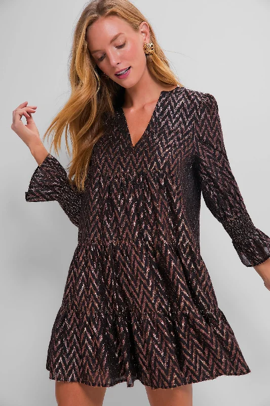 Shift Women Dress with a Simple and Classic Design for Everyday WearShift Women Dress with a Simple and Classic Design for Everyday WearMetallic Ikat Kenzo Dress