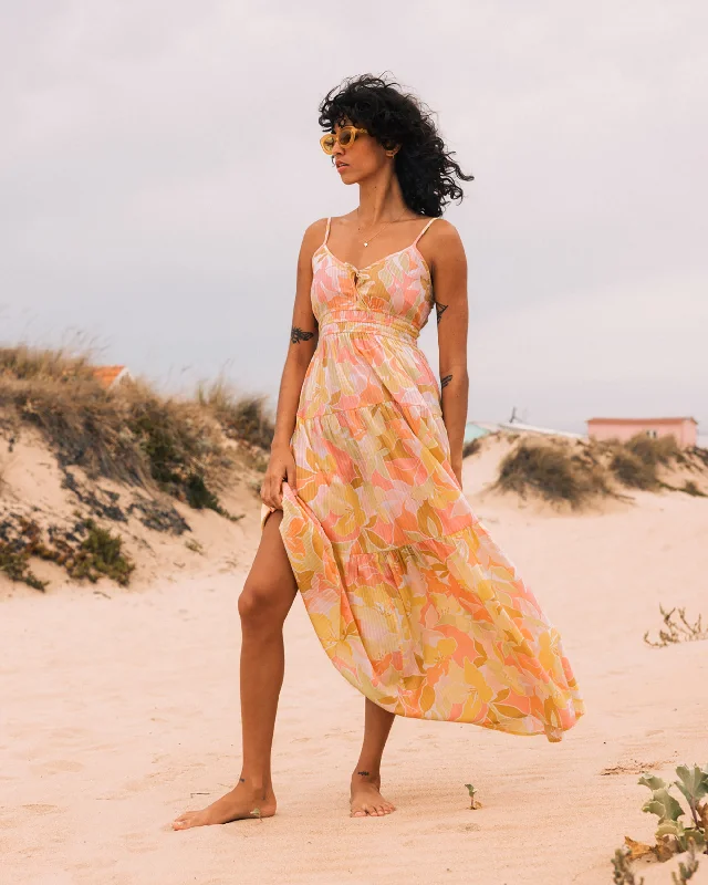 Off - the - Shoulder Women Dress for a Romantic and Feminine LookOff - the - Shoulder Women Dress for a Romantic and Feminine LookSunset Dream Maxi Dress - Multi