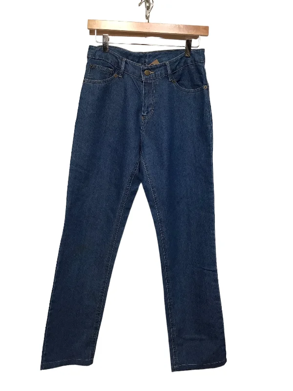 Dark - wash women jeans for a sophisticated and slimming effectBlue Denim Jeans (30x30)