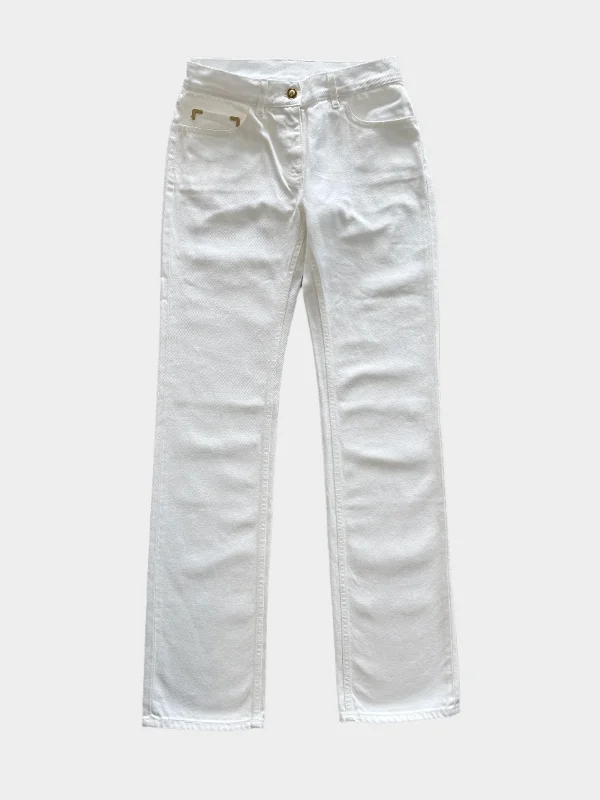 Embellished women jeans with studs or rhinestones for a glamorous touchJeans Straight Leg