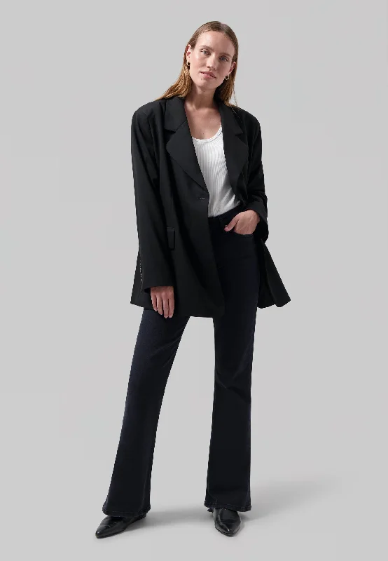 Skinny women jeans with a form - fitting designIsy Flared - Stone Black