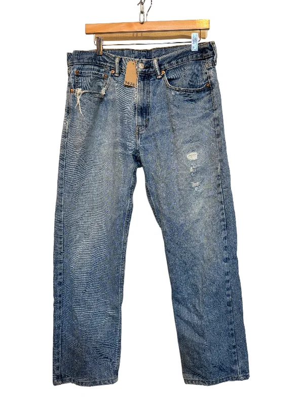 Acid - wash women jeans with a retro finishLevi 505 Jeans (34x29)