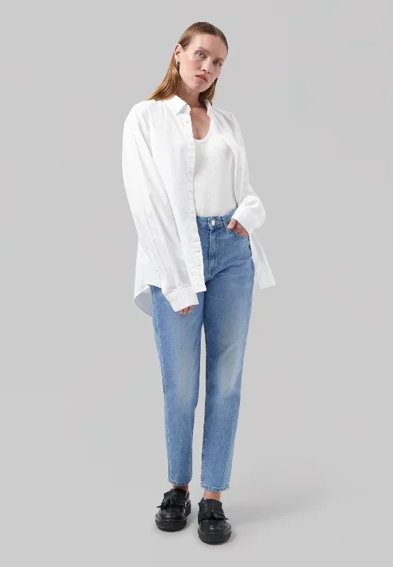 High - waisted women jeans for a flattering silhouetteMams Stretch Tapered - Old Stone