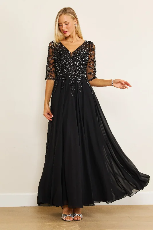 Backless Women Dress for a Sexy and Alluring Look at Evening EventsBackless Women Dress for a Sexy and Alluring Look at Evening EventsDylan & Davids Long Sleeve Chiffon Formal Evening Dress