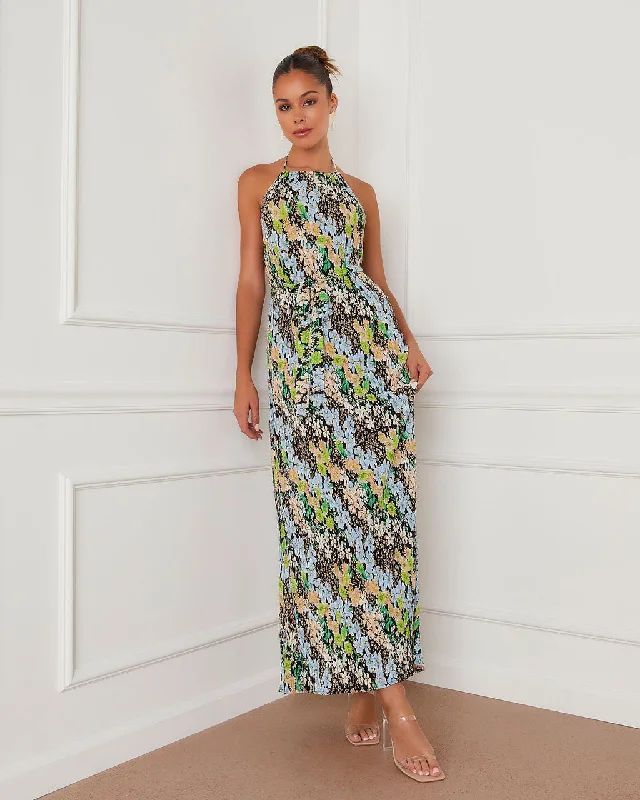 Lace - Embellished Women Dress for an Elegant and Sophisticated AppearanceLace - Embellished Women Dress for an Elegant and Sophisticated AppearanceEssence Belted Maxi Dress