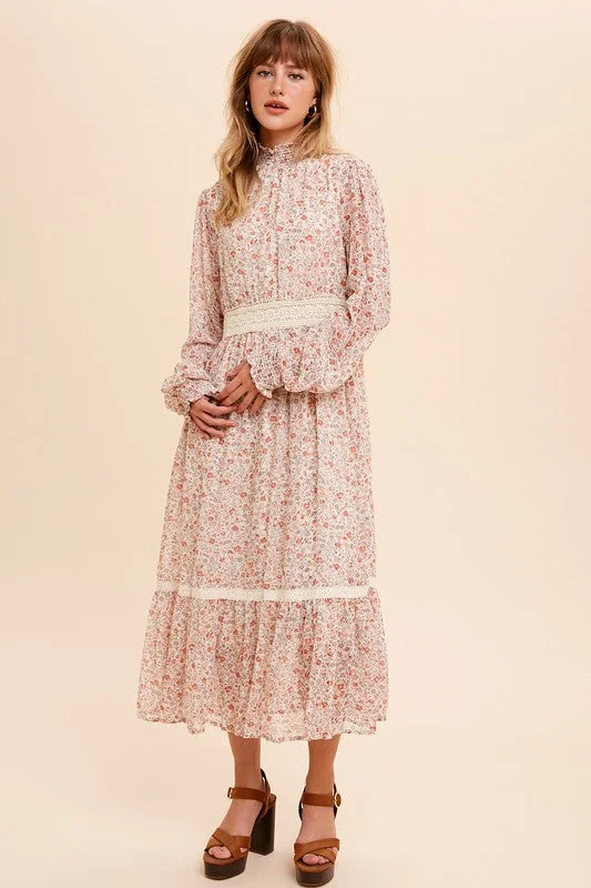 Printed Abstract Women Dress for a Modern and Artistic AppealPrinted Abstract Women Dress for a Modern and Artistic AppealGorgeous Floral Chiffon Midi Dress