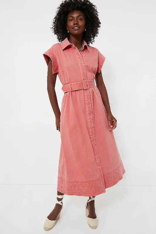 Sheath Women Dress with a Tailored Fit for a Professional LookSheath Women Dress with a Tailored Fit for a Professional LookNantucket Red Stretch Twill Chloe Dress