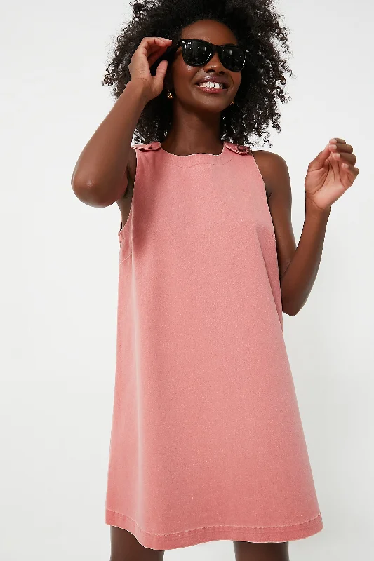 Strapless Women Dress with a Built - in Bra for Comfort and SupportStrapless Women Dress with a Built - in Bra for Comfort and SupportNantucket Red Stretch Twill Grace Dress
