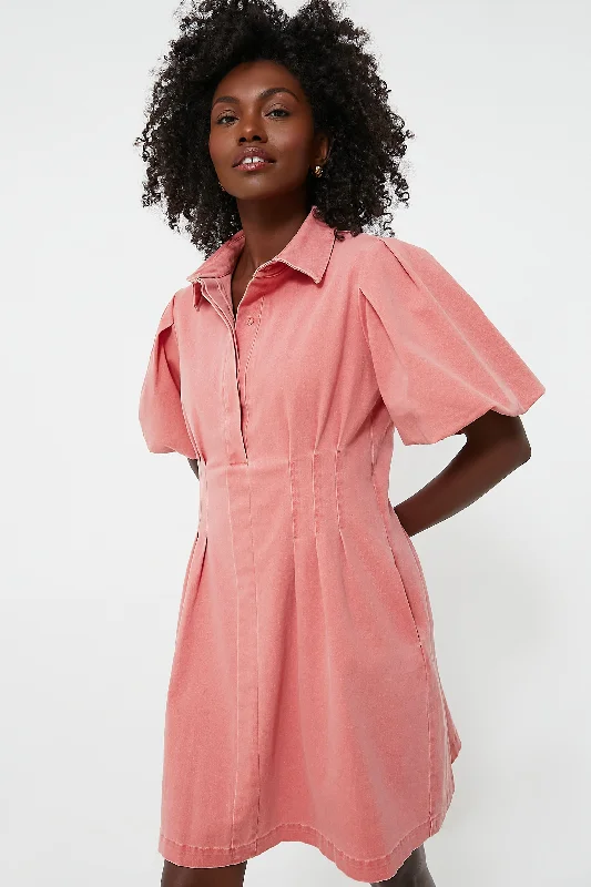 Mermaid - Style Women Dress with a Fitted Silhouette for Special OccasionsMermaid - Style Women Dress with a Fitted Silhouette for Special OccasionsNantucket Red Stretch Twill Mini Delaney Dress