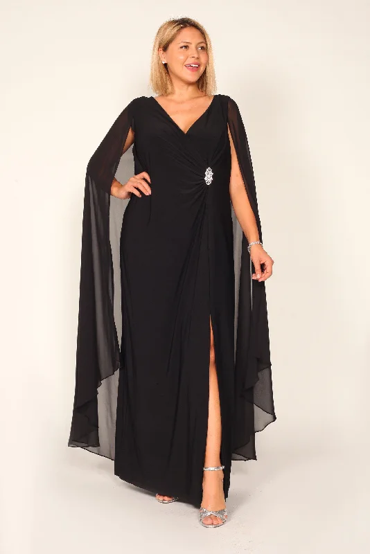 Little Black Women Dress with Sequins for a Glamorous Night OutLittle Black Women Dress with Sequins for a Glamorous Night OutR&M Richards 7273W Long Mother Of The Bride Formal Dress