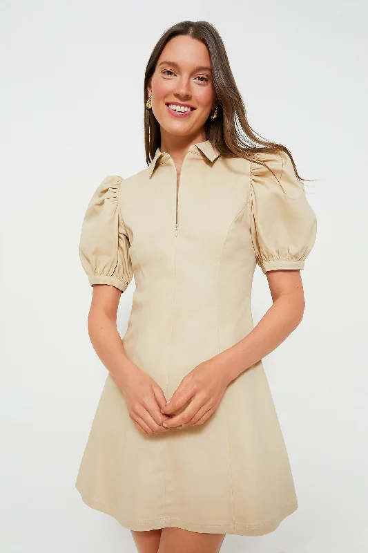 Wrap - Style Women Dress with Adjustable Fit for All Body TypesWrap - Style Women Dress with Adjustable Fit for All Body TypesSand Front Zip Denim Mini Dress