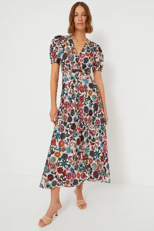 Ruffled Women Dress with Multiple Layers for a Playful and Girly StyleRuffled Women Dress with Multiple Layers for a Playful and Girly StyleSugar Adorning Lea Long Dress
