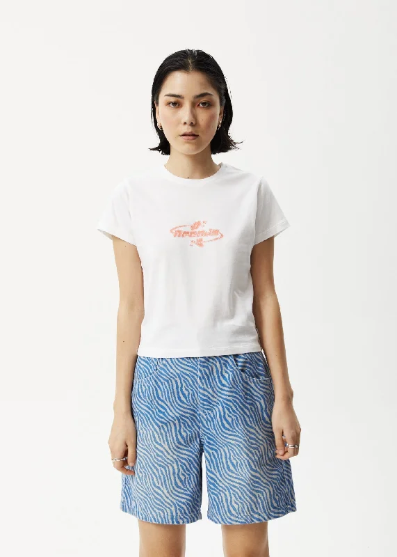 Long Sleeve Women T Shirt for Cooler WeatherLong Sleeve Women T Shirt for Cooler WeatherAFENDS Womens Surf - Baby T-Shirt - White