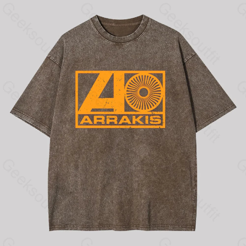 Crop Top Women T Shirt to Pair with High - Waisted BottomsCrop Top Women T Shirt to Pair with High - Waisted BottomsArrakis Records Geek Washed T-shirt