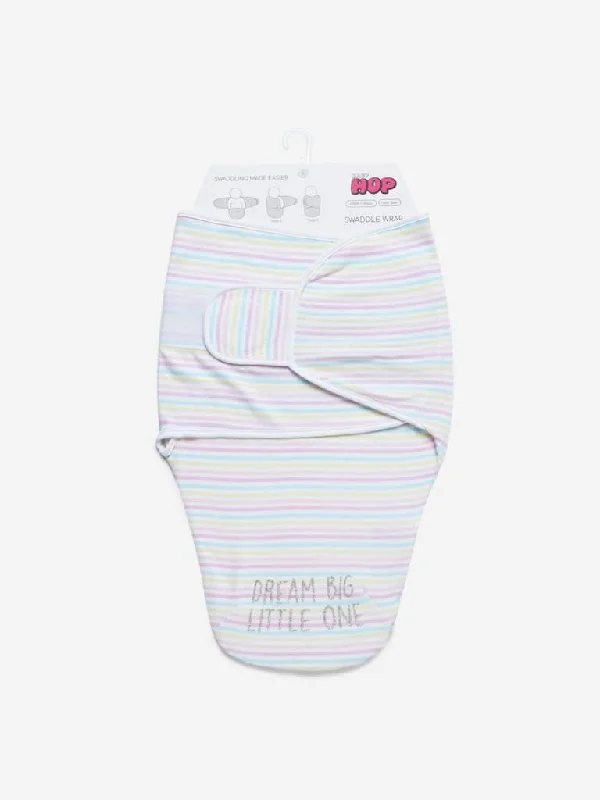 Baby HOP Multicolour Striped Swaddle Wrap