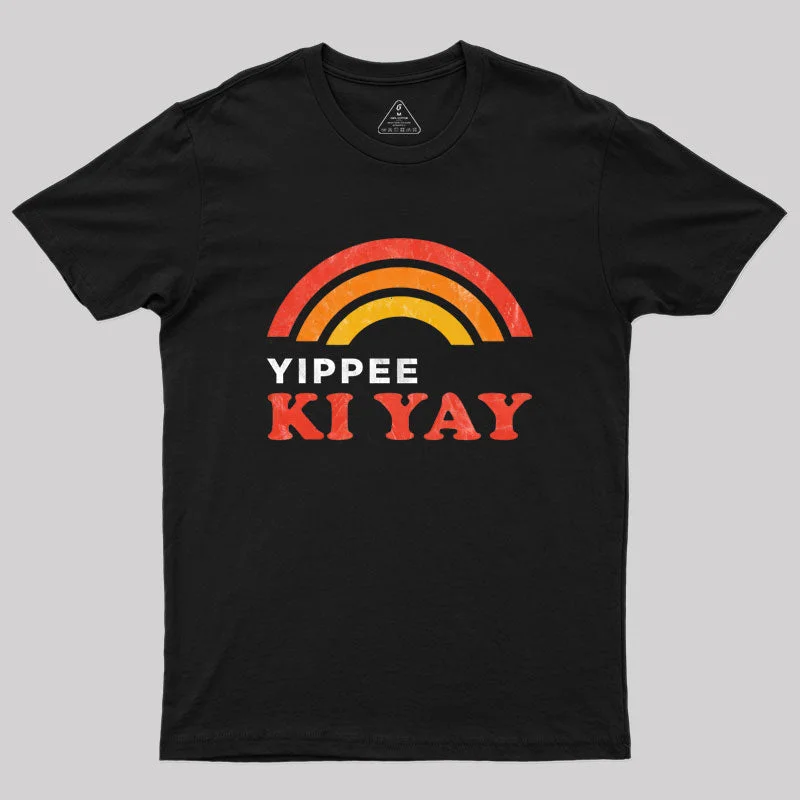 Tie - Dye Women T Shirt with a Bohemian VibeBruce Willis Yippee Ki Yay Rainbow Geek T-Shirt