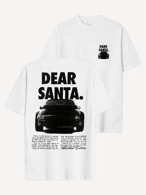 Embroidered Women T Shirt with Intricate DetailsEmbroidered Women T Shirt with Intricate DetailsDear Santa T-Shirt