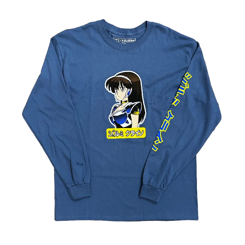 Crew Neck Women T Shirt with a Timeless DesignCrew Neck Women T Shirt with a Timeless DesignDream Girl LS Tee