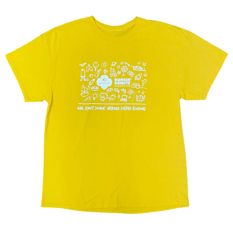 Crop Top Women T Shirt to Pair with High - Waisted BottomsCrop Top Women T Shirt to Pair with High - Waisted BottomsDunkin' Donuts Girl Scout Tee