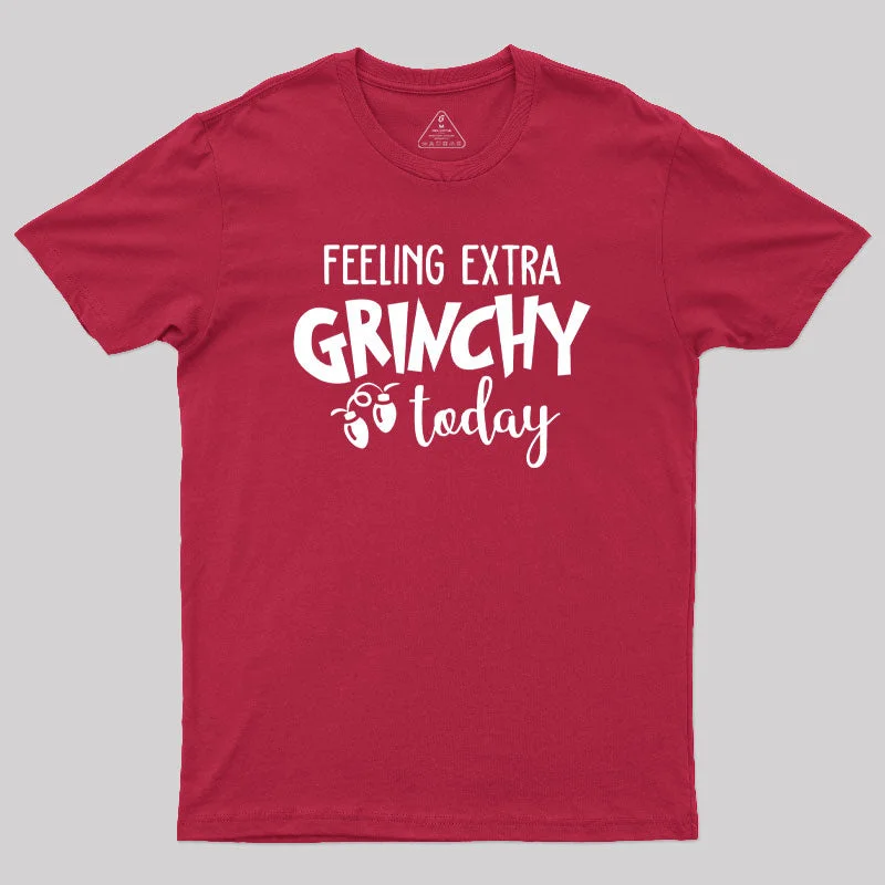 Sheer Women T Shirt for a Stylish and Alluring LookSheer Women T Shirt for a Stylish and Alluring LookFeeling Extra Grinchy Today Geek T-Shirt