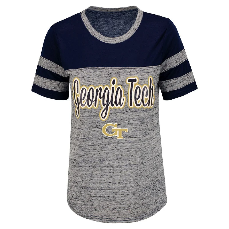 V - Neck Women T Shirt to Enhance the NecklineV - Neck Women T Shirt to Enhance the NecklineLadies Georgia Tech Dream Team T-Shirt