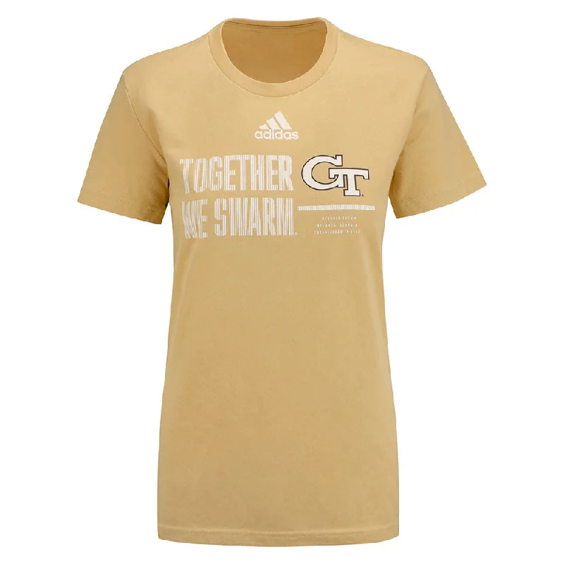 Pocketed Women T Shirt for Added FunctionalityPocketed Women T Shirt for Added FunctionalityLadies Georgia Tech Adidas "Together We Swarm" Amplifier T-Shirt